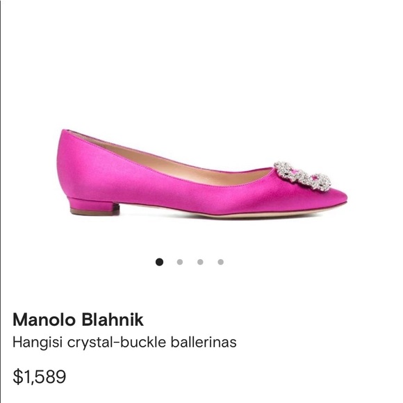 manilo blahnik Shoes - 🌸STUNNING !!🌸Pink Manilos 40FINAL DROP!